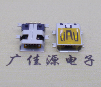 沙溪镇迷你USB插座,MiNiUSB母座,10P/全贴片带固定柱母头