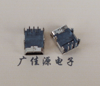 沙溪镇Mini usb 5p接口,迷你B型母座,四脚DIP插板,连接器