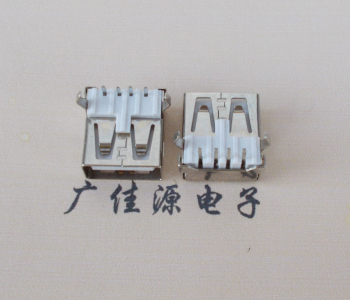 沙溪镇USB AF母座 LCP 耐高温250度280度 环保白胶芯