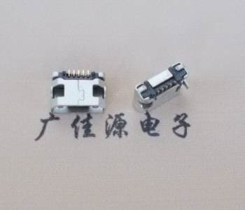 沙溪镇迈克小型 USB连接器 平口5p插座 有柱带焊盘