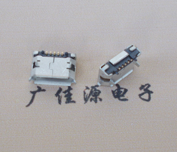 沙溪镇Micro USB 5pin接口 固定脚距6.4插板有柱卷边