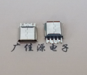 沙溪镇Micro USB母座 防水接口焊线夹板式悬空翻边