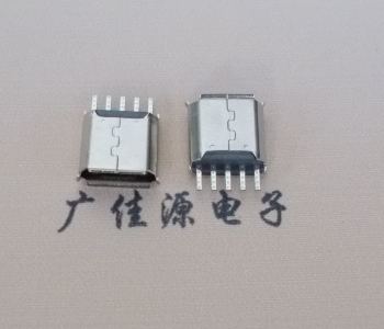 沙溪镇Micro USB接口 母座B型5p引脚焊线无后背