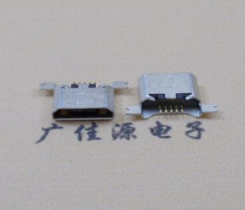 沙溪镇MK USB B Type 沉板0.9母座后两脚SMT口不卷边