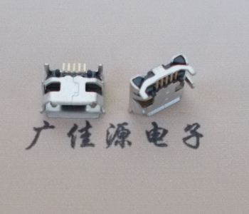 沙溪镇Micro USB母座牛角间距7.2x6.6mm加长端子定位柱