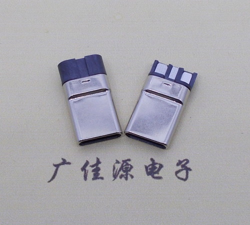 沙溪镇焊线式 type c11p拉伸公头连接器总体长15.9mm