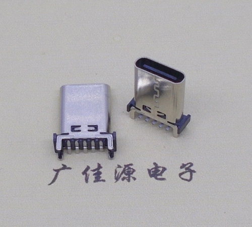 沙溪镇type c10p母座直立式贴板H=13.10、13.70、15.0mm支持快充、数据传输