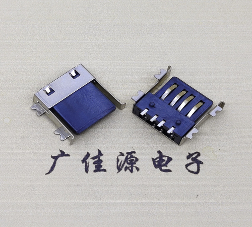 USB2.0卧式贴板A母