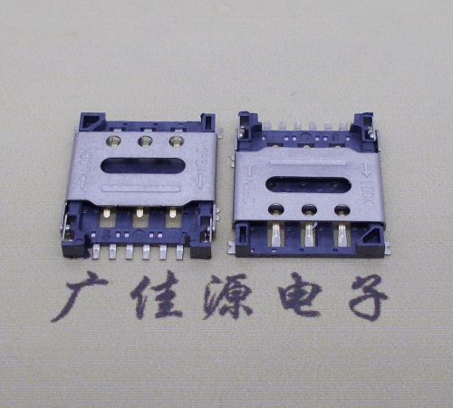 沙溪镇翻盖式 NANO SIM1.45H 6PIN卡座小卡槽手机内存卡
